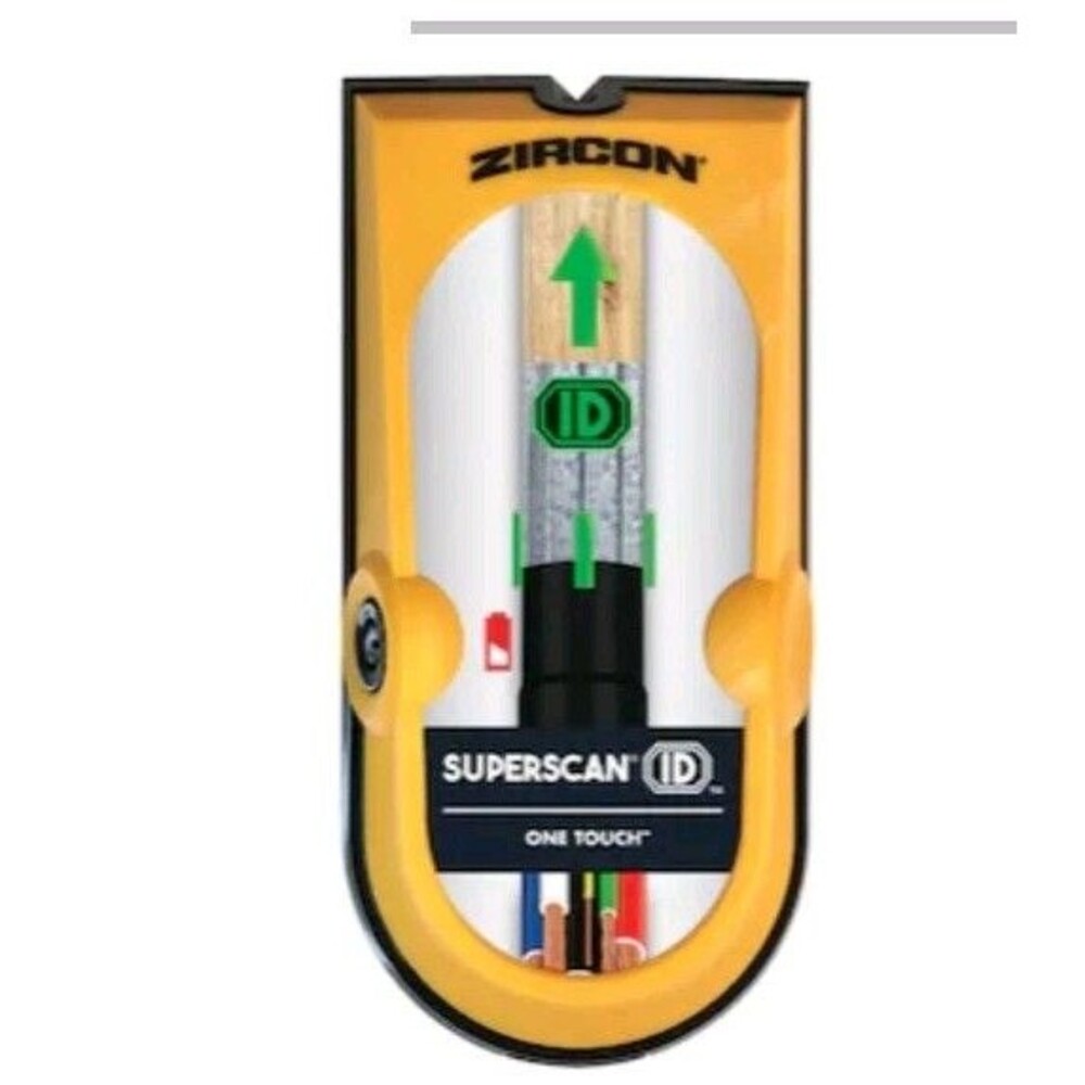 Zircon SuperScan ID 1.5-in Scan Depth Metal and Wood Stud Finder